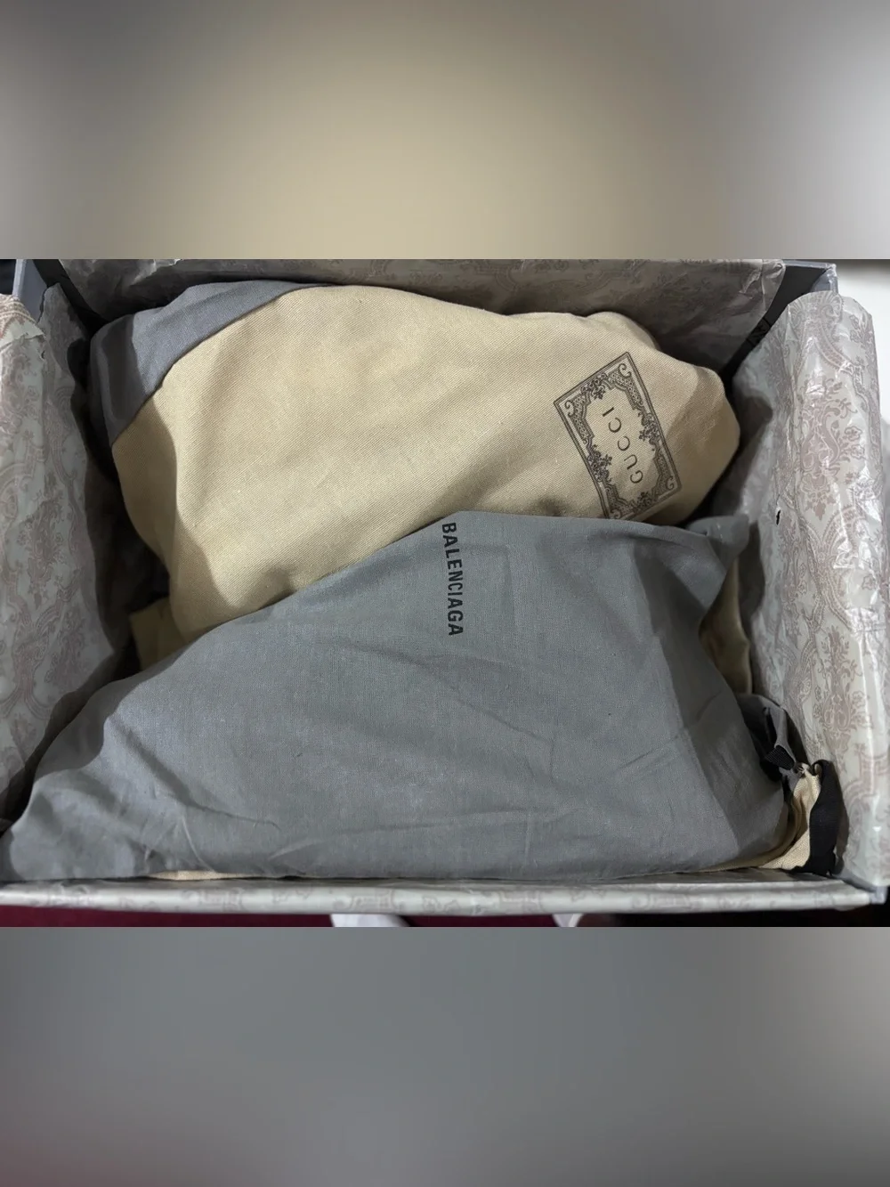Gucci x Balenciaga The Hacker Project Triple S GG Supreme Sneakers EU 46 US 13